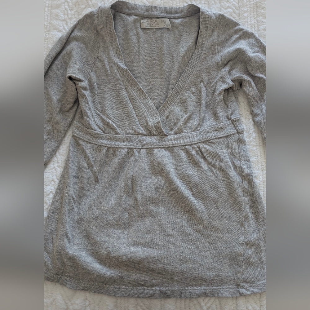 Zara Light Gray Knit Dress